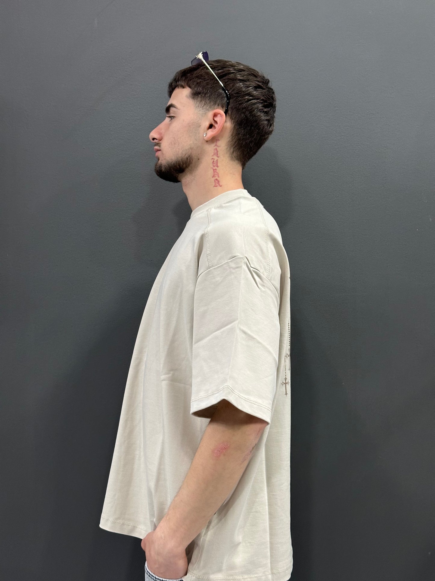 T-Shirt West Light Beige Details