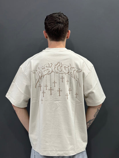 T-Shirt West Light Beige Details