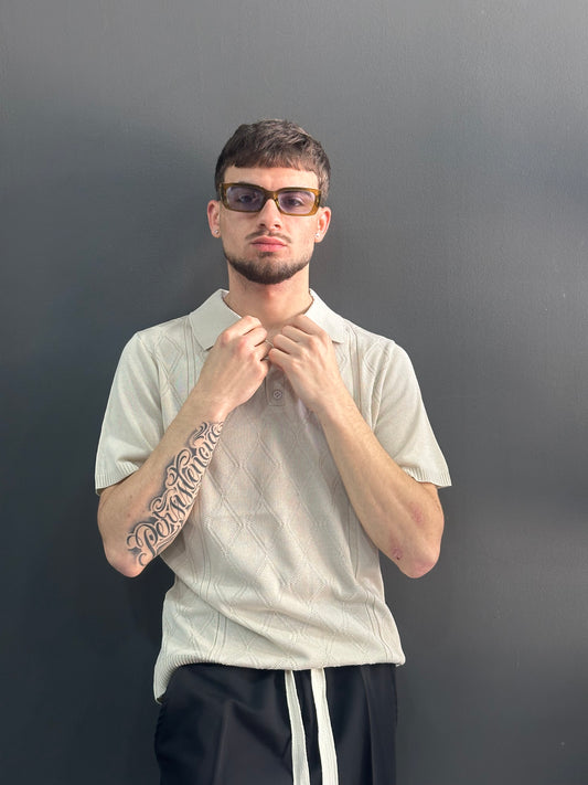 Polo in Filo | Beige