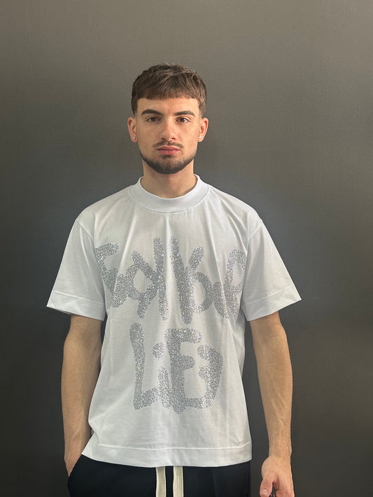 T-Shirt Crop Fit Fuck your Life Diamond