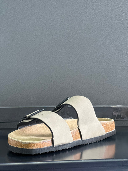 Sandalo Ciabatta Mod. Birken Beige