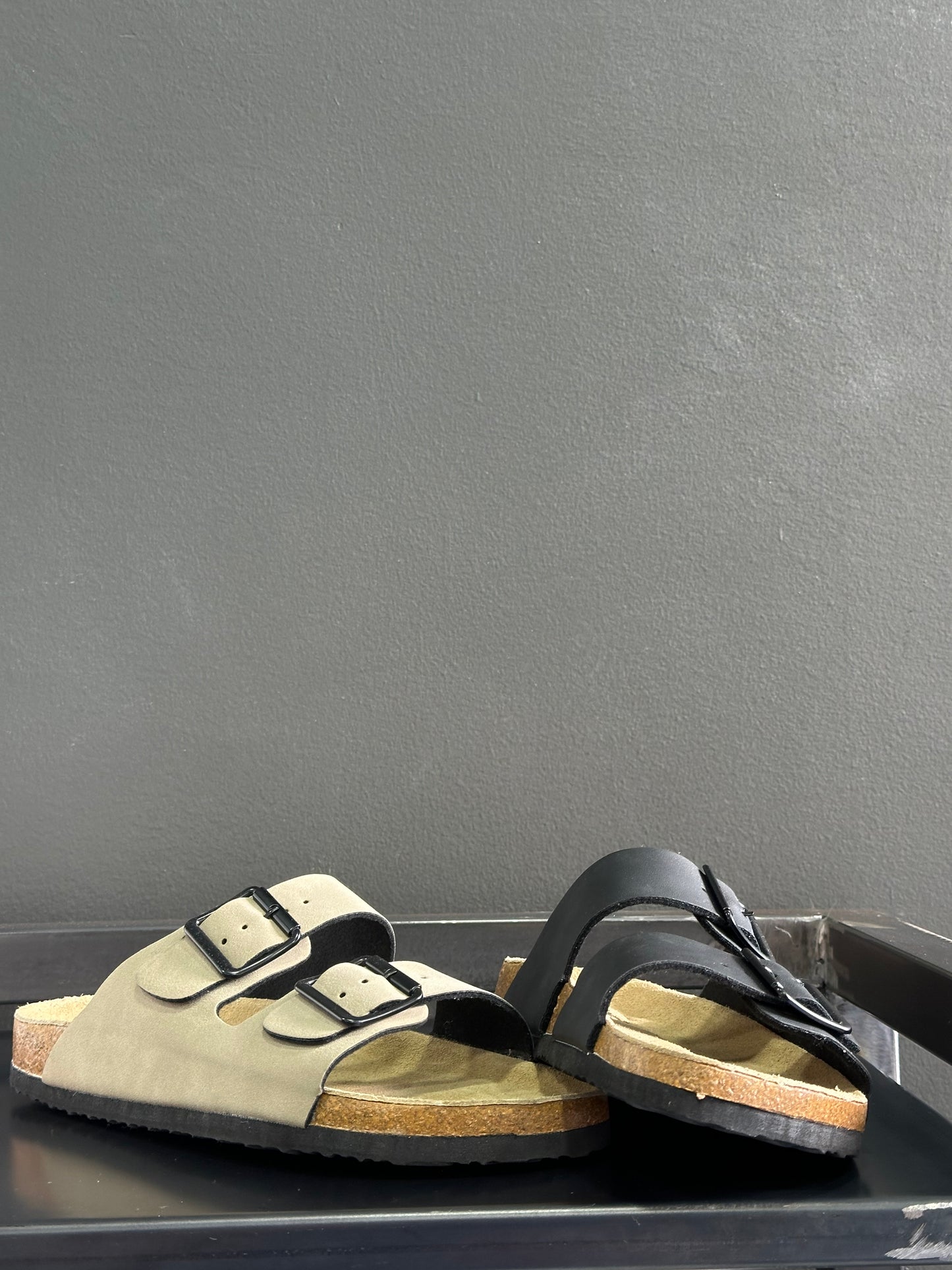 Sandalo Ciabatta Mod. Birken Beige